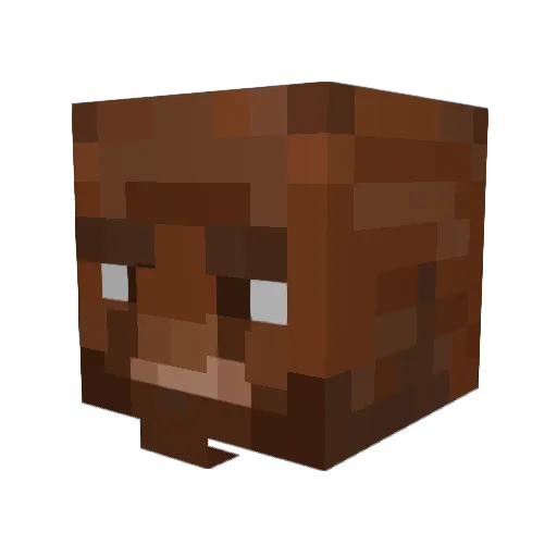 aherman77 Minecraft avatar head, 3D render