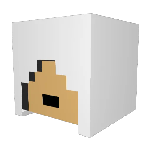 ahillard0613 Minecraft avatar head, 3D render