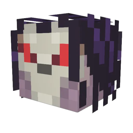 ahlgreenz Minecraft avatar head, 3D render