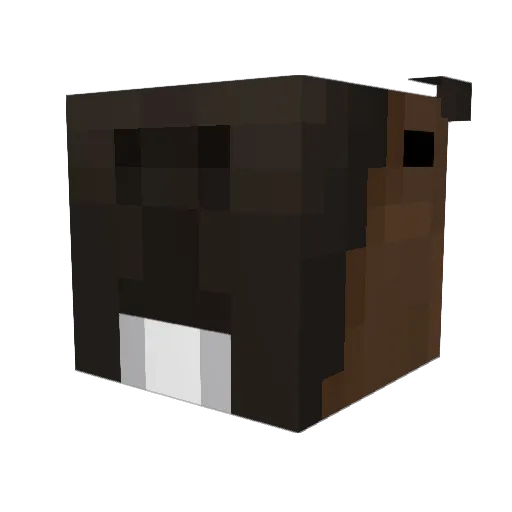 ahmadinne Minecraft avatar head, 3D render