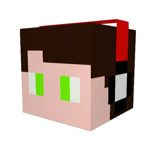 ahmed20099 Minecraft avatar head, 3D render