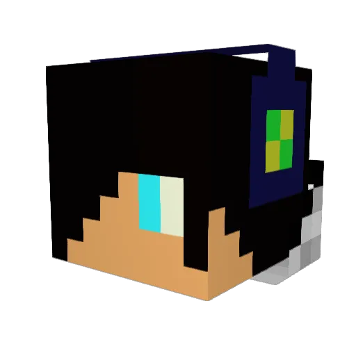 ahmed38mgs Minecraft avatar head, 3D render