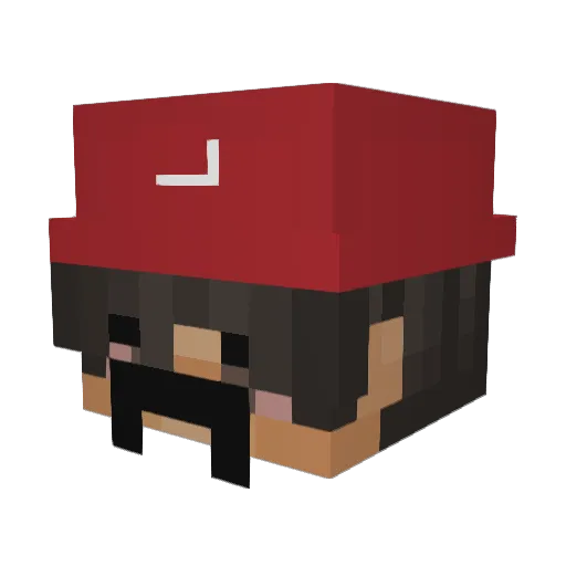 ahmed_AJ Minecraft avatar head, 3D render