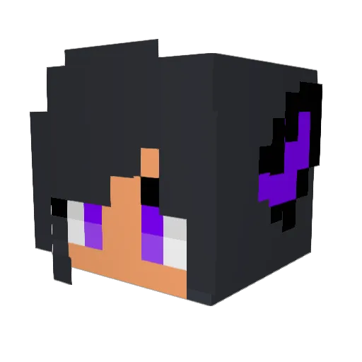 ahmedelmagic Minecraft avatar head, 3D render