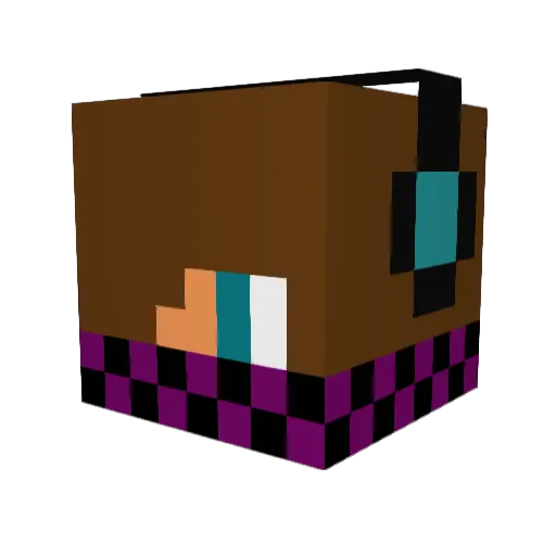 ahmedtom Minecraft avatar head, 3D render