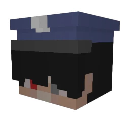 ahmet6 Minecraft avatar head, 3D render