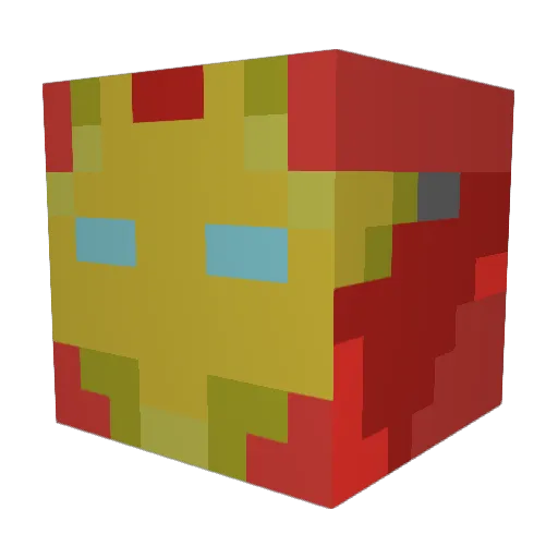 ahmeterhand2 Minecraft avatar head, 3D render
