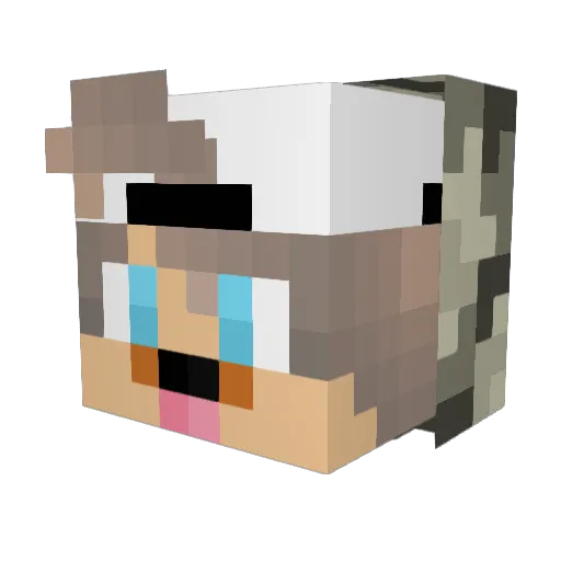 ahmety05 Minecraft avatar head, 3D render