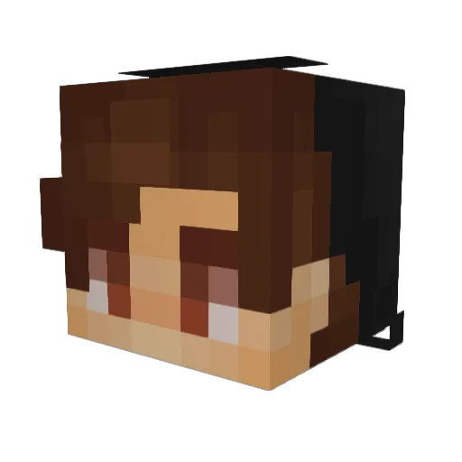 ahmetyasin Minecraft avatar head, 3D render