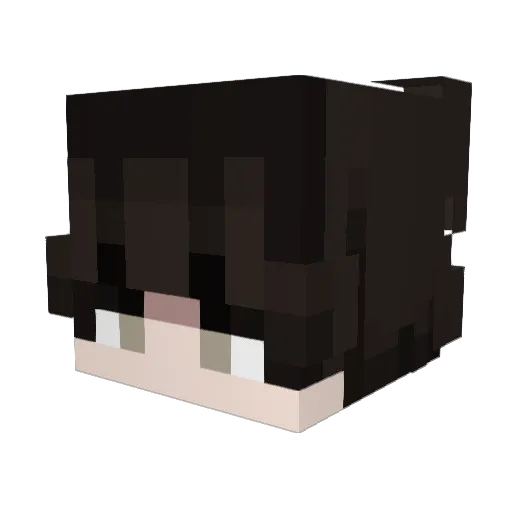 ahmxd45 Minecraft avatar head, 3D render