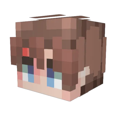 ahno1 Minecraft avatar head, 3D render