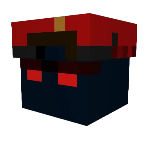 ahnok123 Minecraft avatar head, 3D render