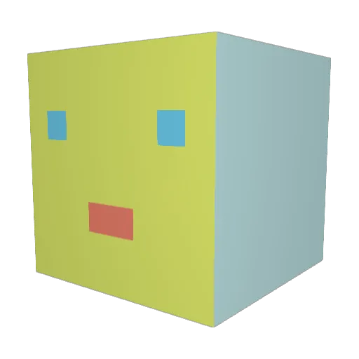 ahoi825 Minecraft avatar head, 3D render