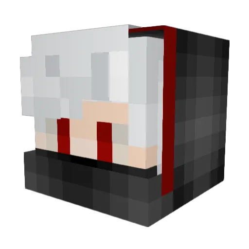 aholic1208 Minecraft avatar head, 3D render