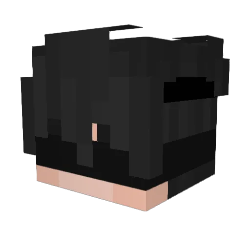 ahpice Minecraft avatar head, 3D render