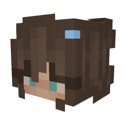 ahtiisaari Minecraft avatar head, 3D render