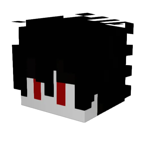 ahxgi Minecraft avatar head, 3D render