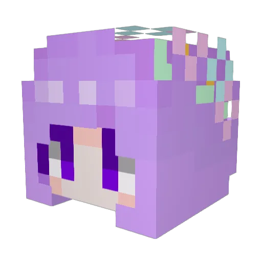ahyul0402 Minecraft avatar head, 3D render