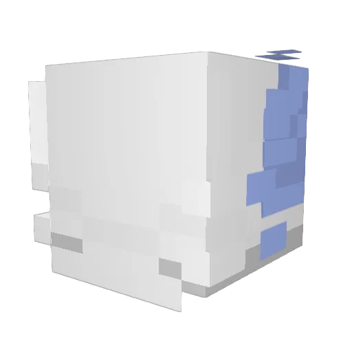 ai0415 Minecraft avatar head, 3D render