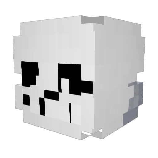 aiak666 Minecraft avatar head, 3D render