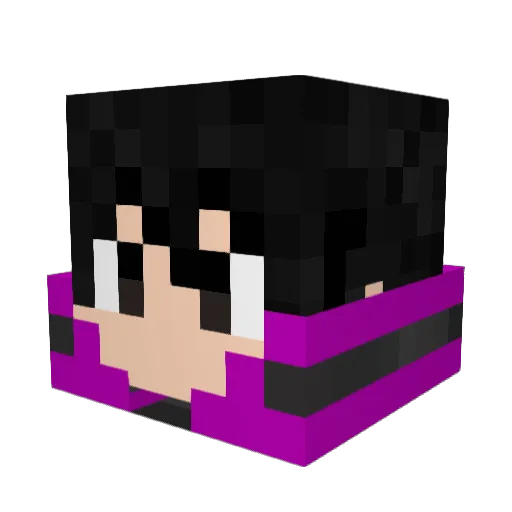 aidan12343210 Minecraft avatar head, 3D render