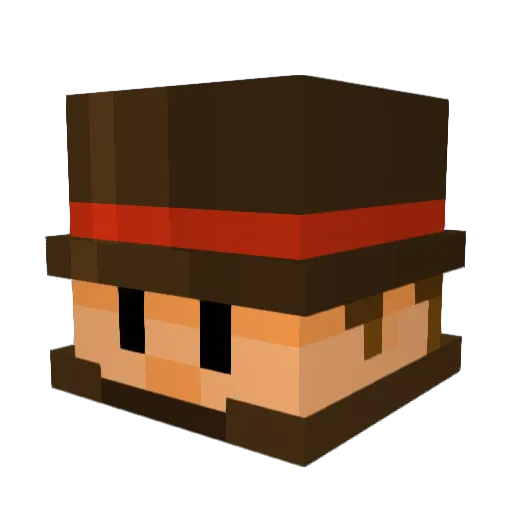 aidan9212 Minecraft avatar head, 3D render