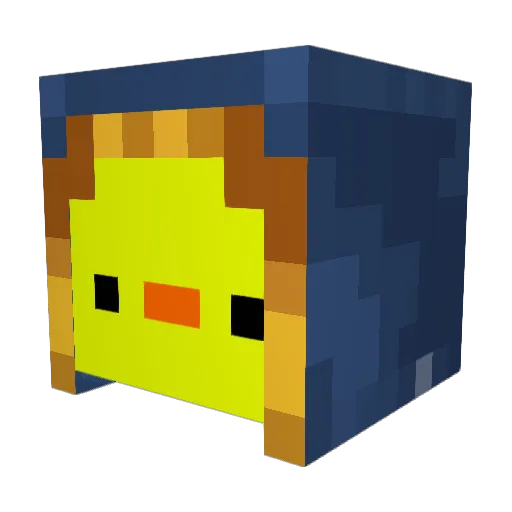 aidanccu Minecraft avatar head, 3D render