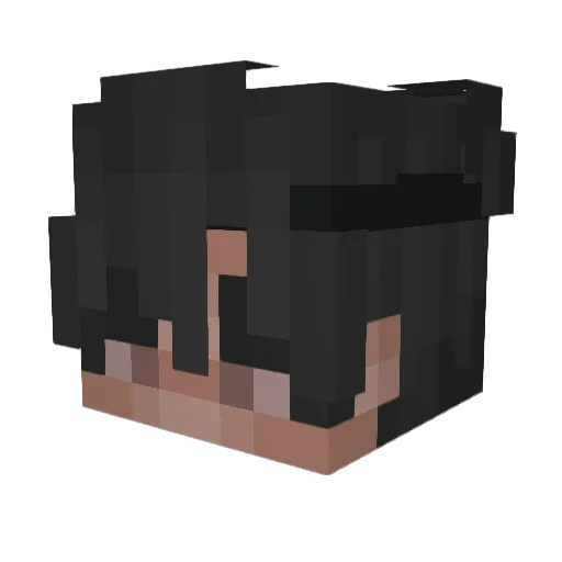 aidangh Minecraft avatar head, 3D render