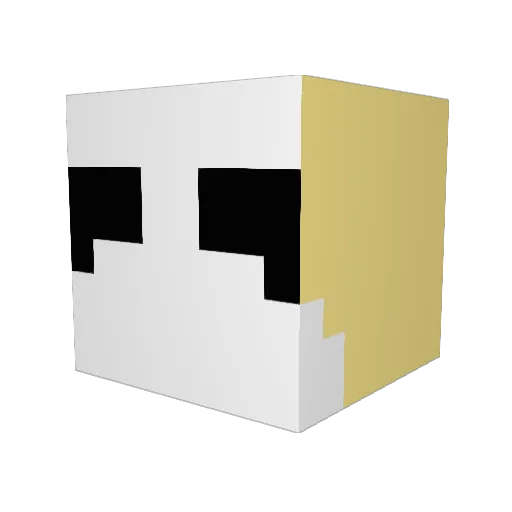 aidansbrownies Minecraft avatar head, 3D render