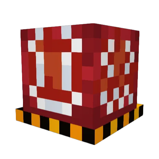 aidantox Minecraft avatar head, 3D render