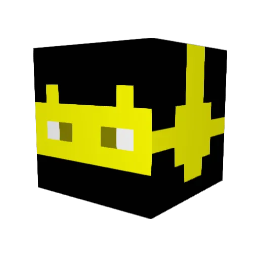 aidanviper Minecraft avatar head, 3D render