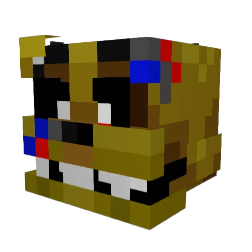 aiden010305 Minecraft avatar head, 3D render