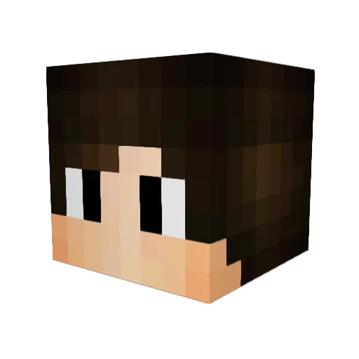 aidenhv Minecraft avatar head, 3D render