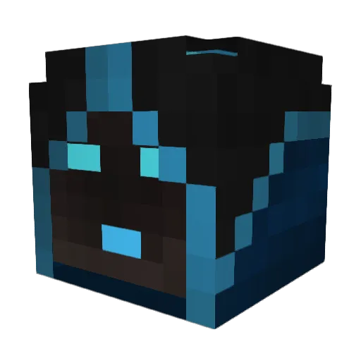 aidenrolfe Minecraft avatar head, 3D render