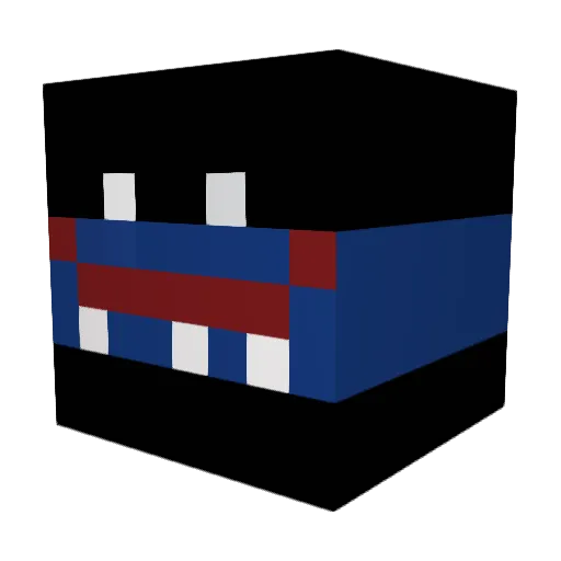 aidenzany Minecraft avatar head, 3D render