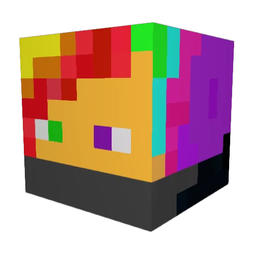 aidroidtech984 Minecraft avatar head, 3D render