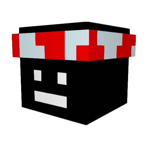 aigledargent Minecraft avatar head, 3D render
