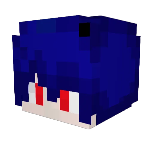 aiharu8 Minecraft avatar head, 3D render