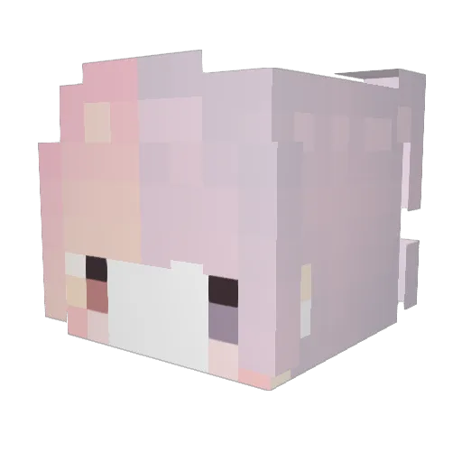 aile726 Minecraft avatar head, 3D render