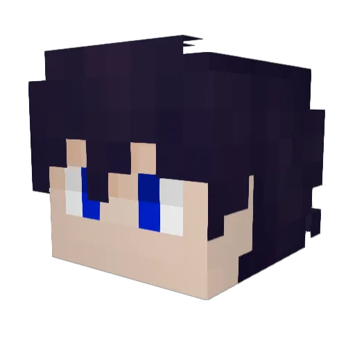 ailh_ Minecraft avatar head, 3D render