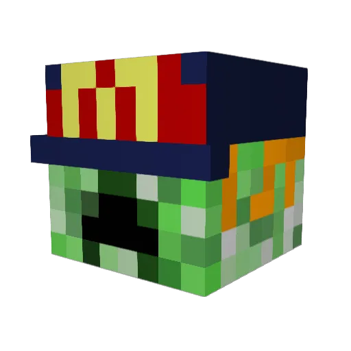ailian_1411 Minecraft avatar head, 3D render