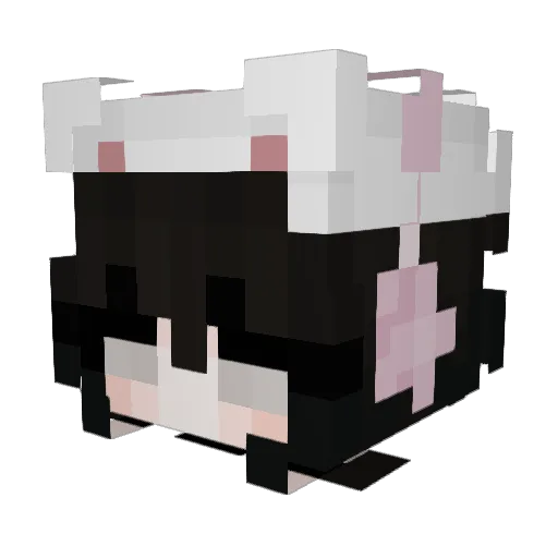 ailito23 Minecraft avatar head, 3D render