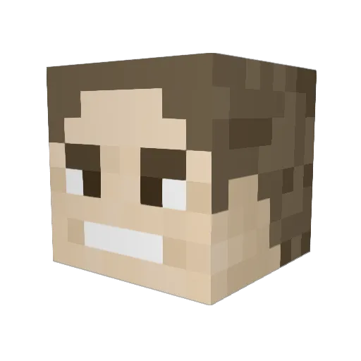 ailsamaloney Minecraft avatar head, 3D render