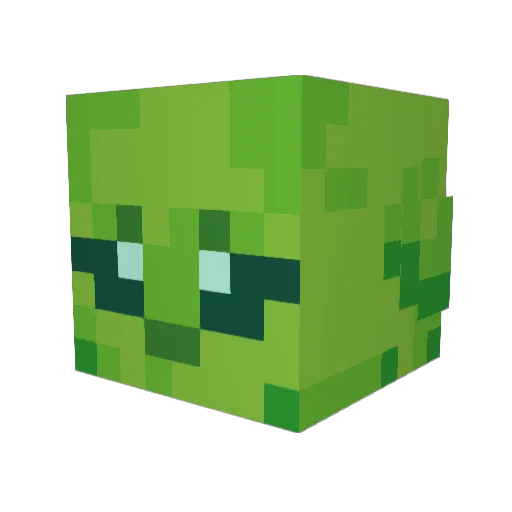 ailuriic Minecraft avatar head, 3D render