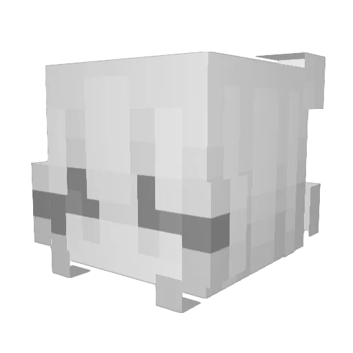 aimonetrick Minecraft avatar head, 3D render