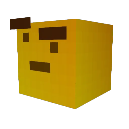 aine1117 Minecraft avatar head, 3D render