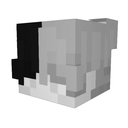 aino0906 Minecraft avatar head, 3D render