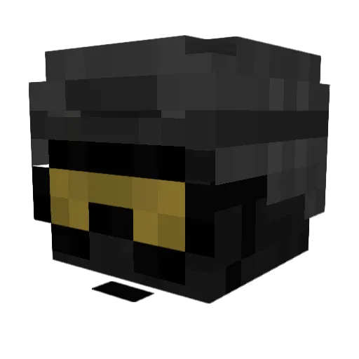 aintugotmercy Minecraft avatar head, 3D render