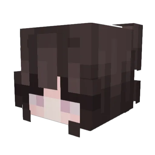 aiohdzy Minecraft avatar head, 3D render