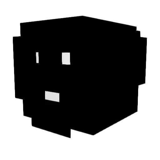 air005831 Minecraft avatar head, 3D render